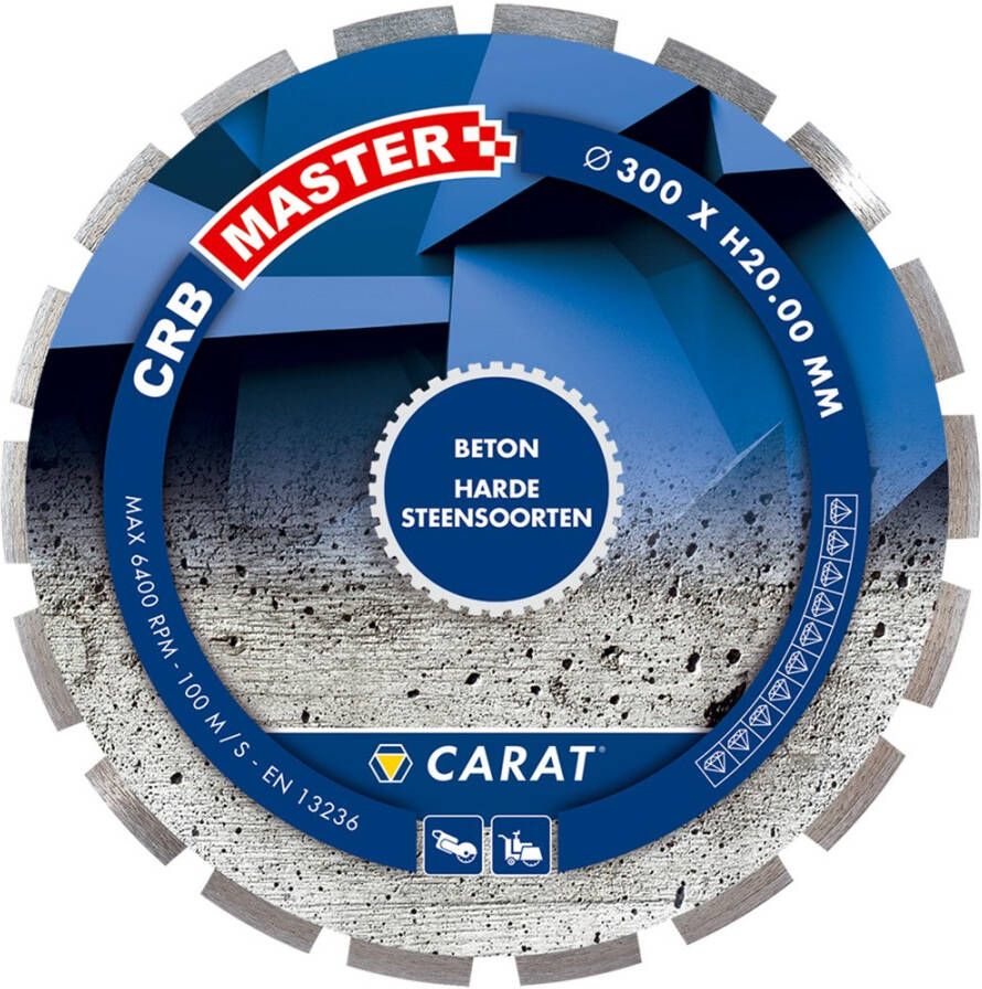 Carat DIAMANTZAAG BETON Ø300x22 23MM CRB MASTER CRBM300300