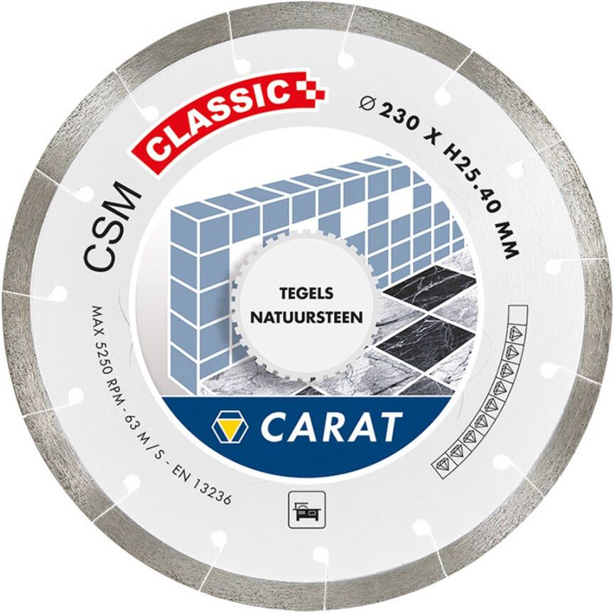 Carat DIAMANTZAAG TEGELS Ø350x25 40MM CSM CLASSIC CSMC350400