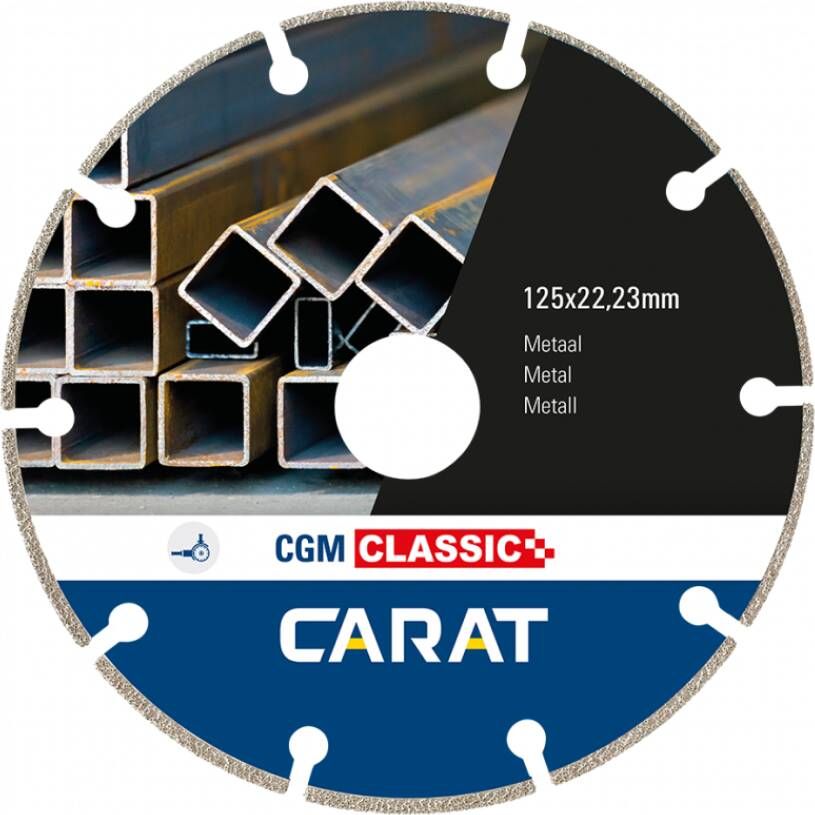 Carat Doorslijpschijf voor metaal | 125X22 23 mm | CGM Classic CGMC125300