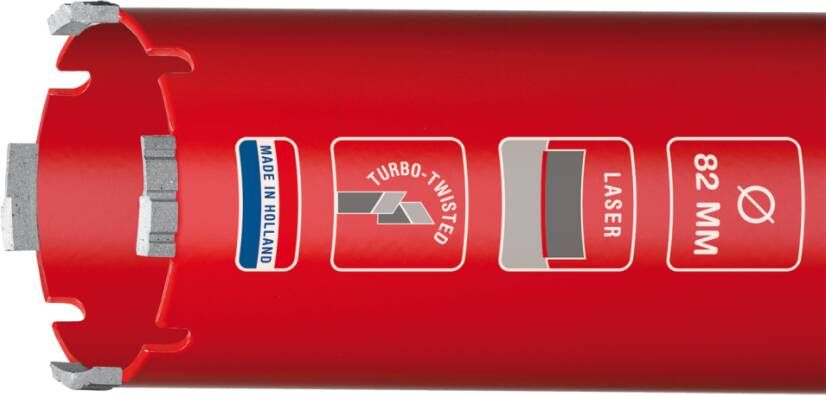 Carat Dustec Laser Droogboor | Ø62x150xM16 HTM0621504