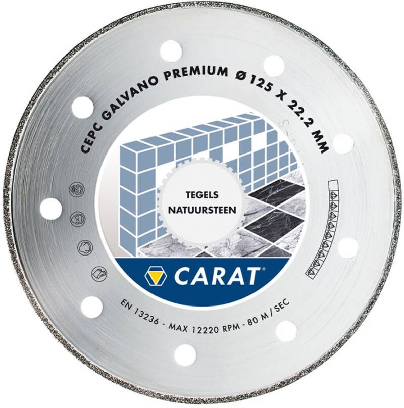 Carat Galvano Premium Ø125X22.23Mm Type Cepc CEPC125300