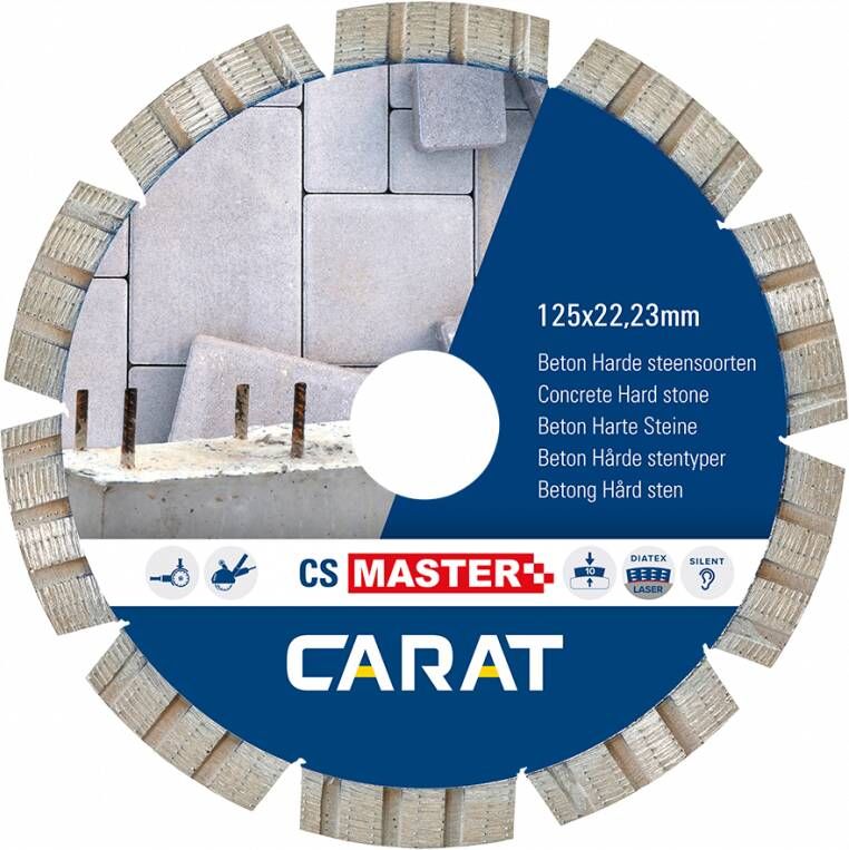 Carat Laser Beton Standard Ø 125X22.23 Mm Type Cs CSM1253000