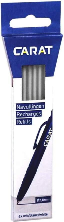 Carat Markeerstift Navulling | Wit NCPRWHITE0