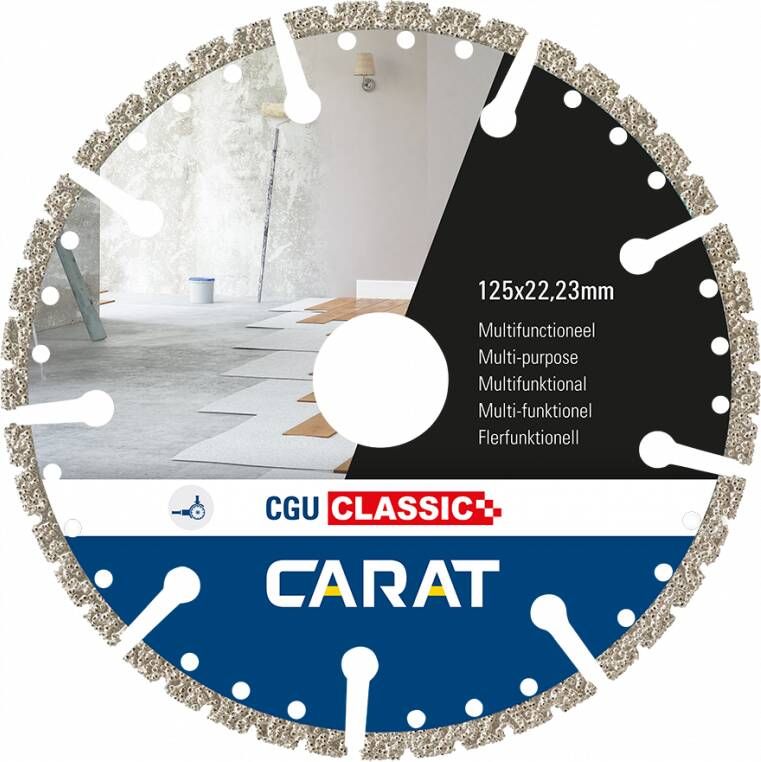 Carat Multifunctioneel zaagblad | 125X22 23 mm | CGU Classic CGUC125300