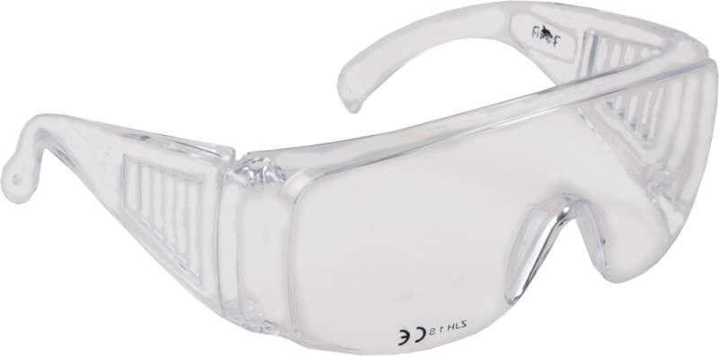 Cerva FF Donau AS-01-001 bril transparant | Kleur Wit | Maat One Size 8591806050655