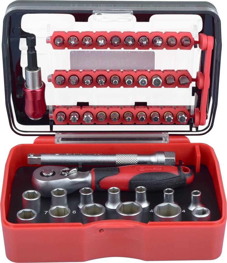 Connex Bits- Dopsleutelset 46Dlg Box COXB973946