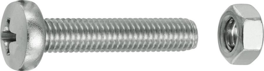 Connex Metaalschroef Cy-K M5X25 8St A2 KY4510525