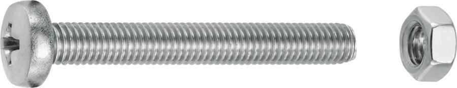 Connex Metaalschroef Cy-K M5X40 6St A2 KY4510540
