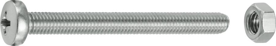 Connex Metaalschroef Cy-K M5X50 4St A2 KY4510550