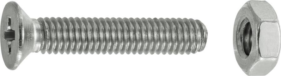 Connex Metaalschroef Vz-K M3X16 16St A2 KY4500316