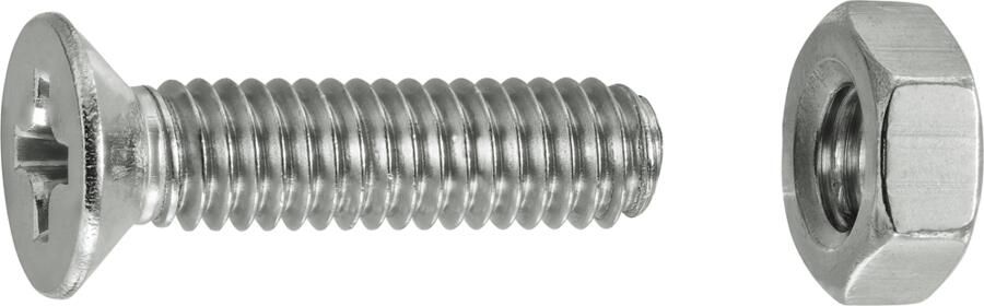 Connex Metaalschroef Vz-K M4X16 20St A2 KY4500416