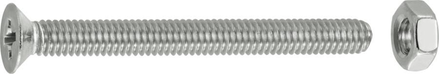 Connex Metaalschroef Vz-K M4X40 8St A2 KY4500440