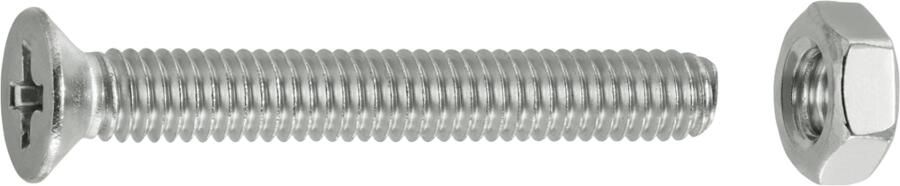 Connex Metaalschroef Vz-K M5X30 8St A2 KY4500530