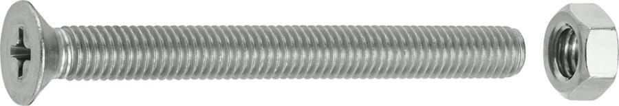 Connex Metaalschroef Vz-K M5X50 4St A2 KY4500550