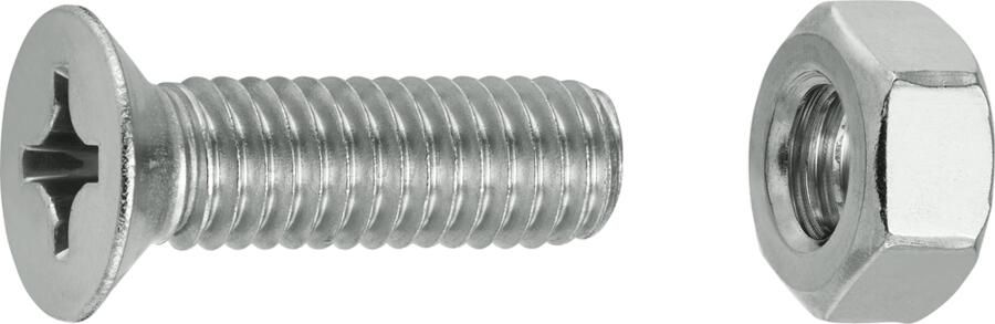Connex Metaalschroef Vz-K M6X20 8St A2 KY4500620