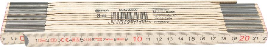 Connex Vouwmeter 3M Hout Euro COX700300