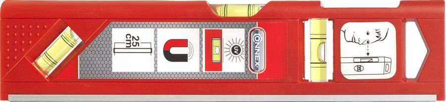 Connex Waterpas Abs Alu 25Cm Magnetisch COX791250