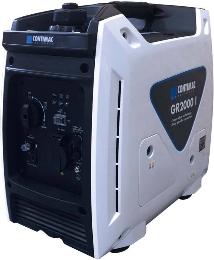 Contimac GR 2000 i Professionele Inverter Generator | 4 2 L | Max 1950W 70100-2ekans