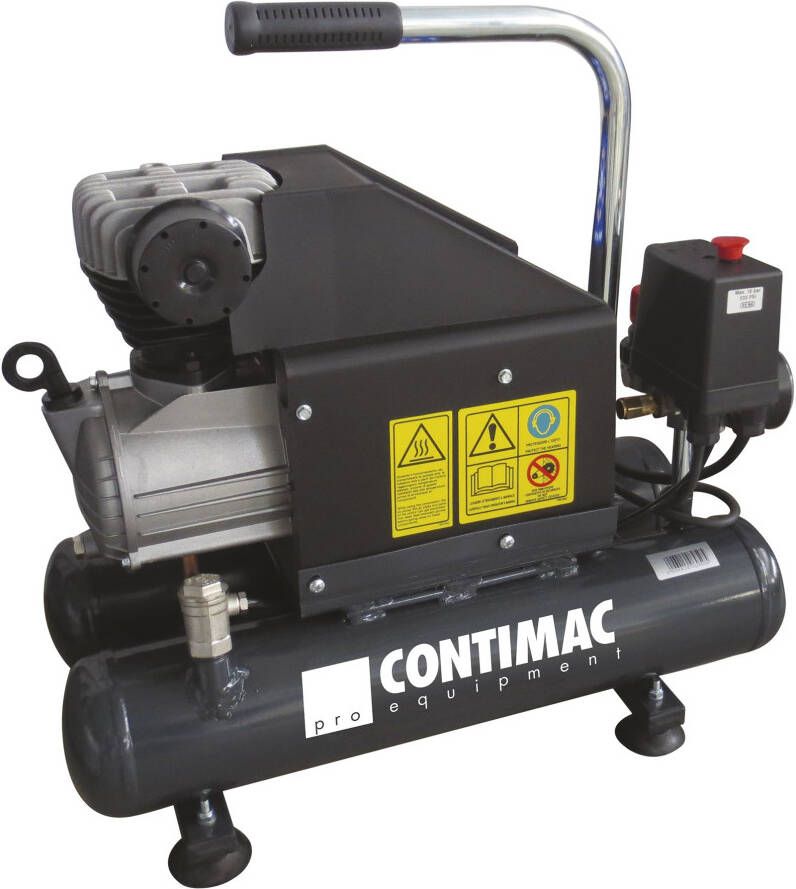 Contimac TWINTANK 15 BAR | Traagdraaiende oliegesmeerde zuigercompressor | 190 l min. 25433
