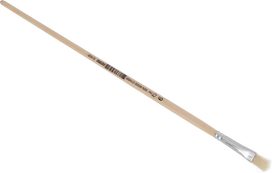 Copenhagen Pro Platte Lyonpenseel | Wit Chinees varkenshaar | FSC gelakte houten steel 23.140.06