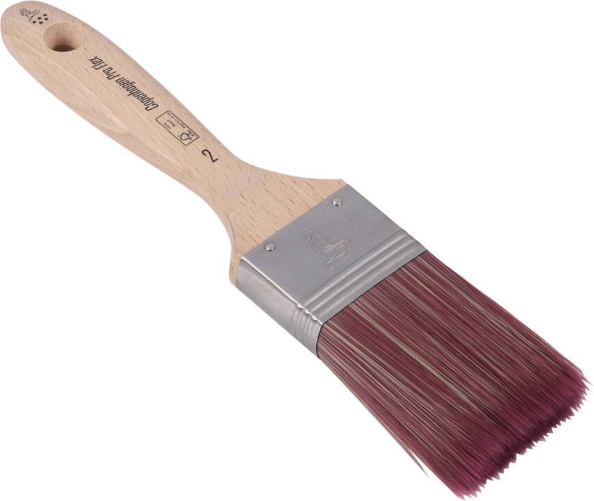 Copenhagen Pro Flex platte kwast synthetisch haar FSC houten steel 23.200.20