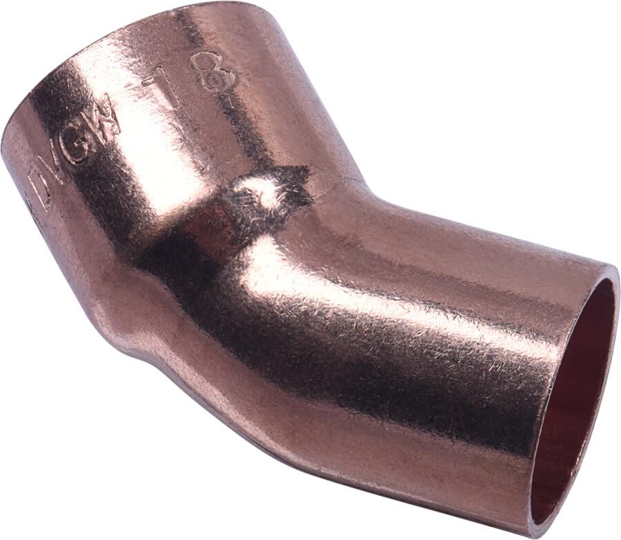 Cornat Cu-Soldeer Knie 1S 45Gr 18Mm (1St) T504018