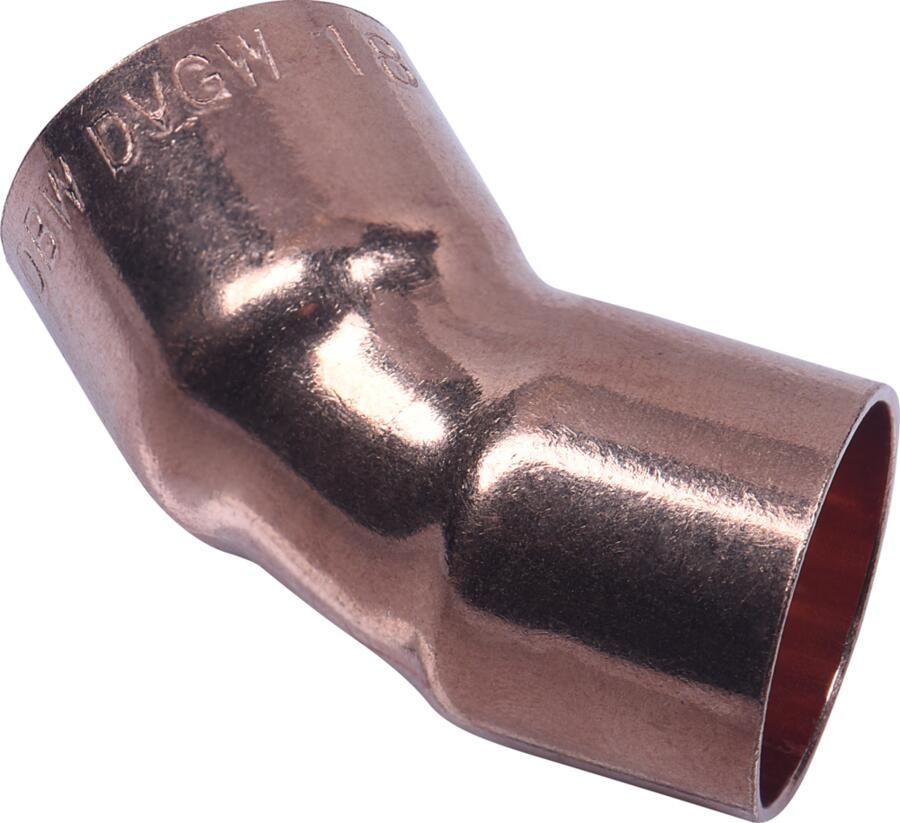 Cornat Cu-Soldeer Knie 2S 45Gr 18Mm (1St) T504118