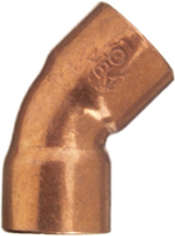 Cornat Cu-Soldeer Knie 2S 45Gr 15 (10St) T564115