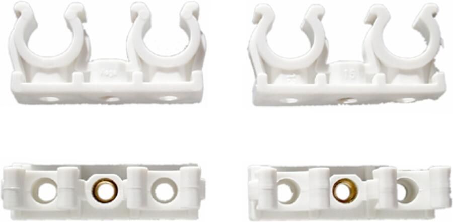 Cornat Dubbele Clip Koperbuis 18Mm (4St) T561304