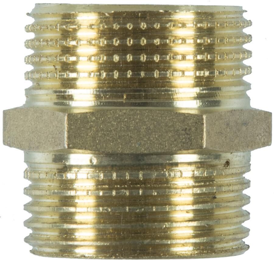 Cornat Messing Ms Dubbelnippel Mm 3 4 TEC396602