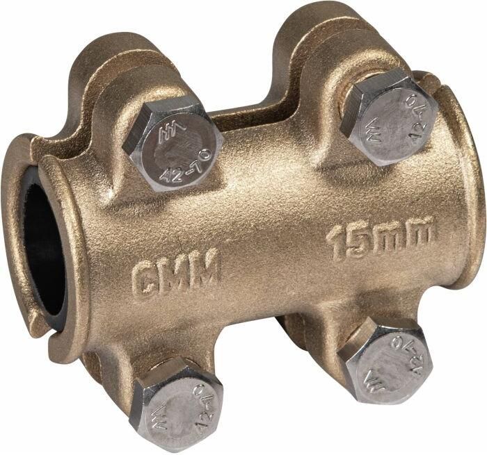 Cornat Reparatieklem 15mm Messing T535015
