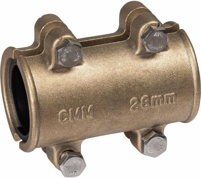 Cornat Reparatieklem 28mm Messing T535028