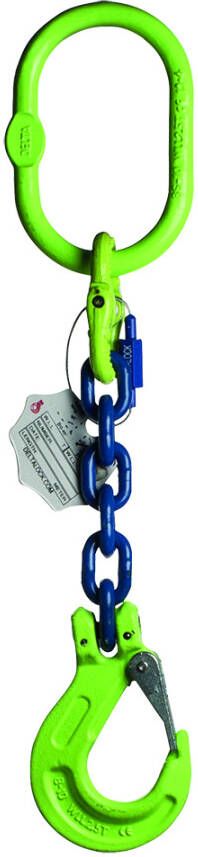 Delta 1-Sprong met klephaak zonder inkorthaak | Grade 100 | 4 000 ton | 10 mm | 5 m YE.10.1SK.10.050