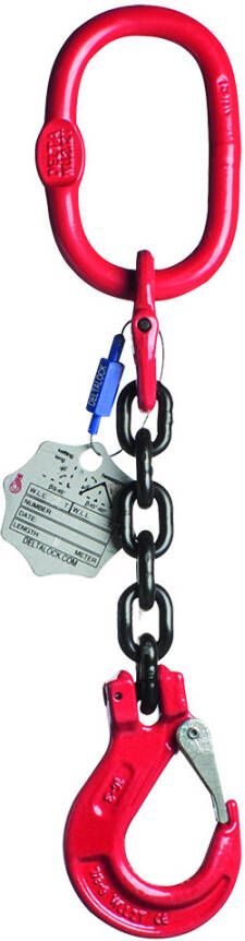 Delta 1-Sprong met klephaak zonder inkorthaak | Grade 80 | 5 300 ton | 13 mm | 5 m YE.8.1SK.13.050