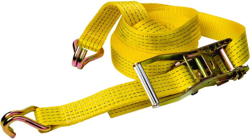 Delta 2-delige sjorband met ratel | volgens EN 12195-2 | 7 m | 50 mm CO.SB.050.07.2.K.GE