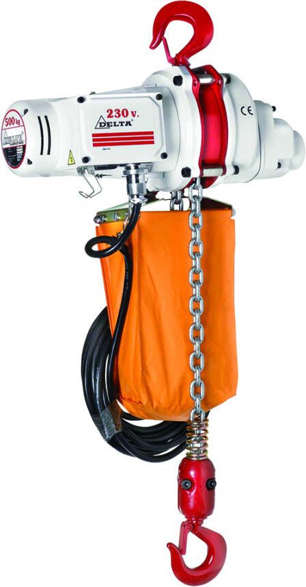 Delta Elektrische kettingtakel US | 230V | 10 m | 0 5 ton CZ.0.US.901.00.10