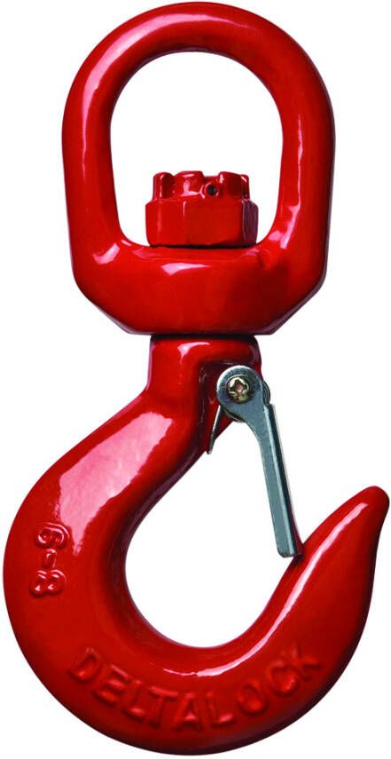 Delta Wartel haak met klep | grade 80 volgens EN 1677 | 2 ton YE.8.087.08