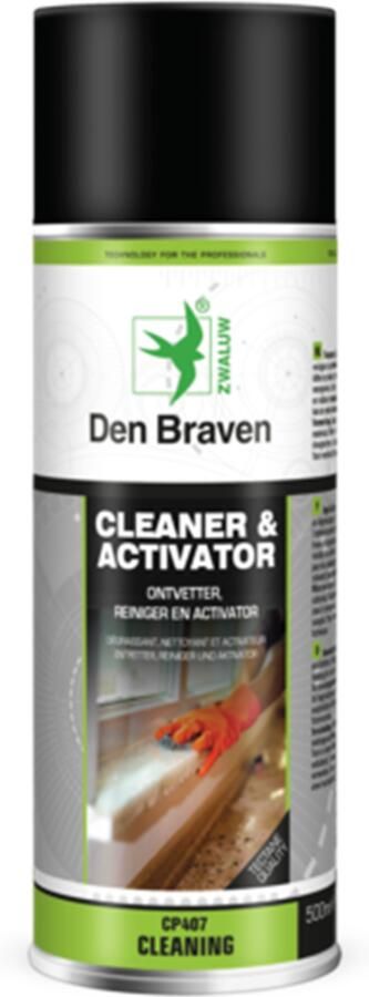 Den Braven Zwaluw Cleaner & Activator | 500 ml | Transparant 12006236 - Foto 2