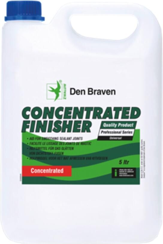 Den Braven Zwaluw Concentrated Finisher | 5 ltr | Transparant 211130