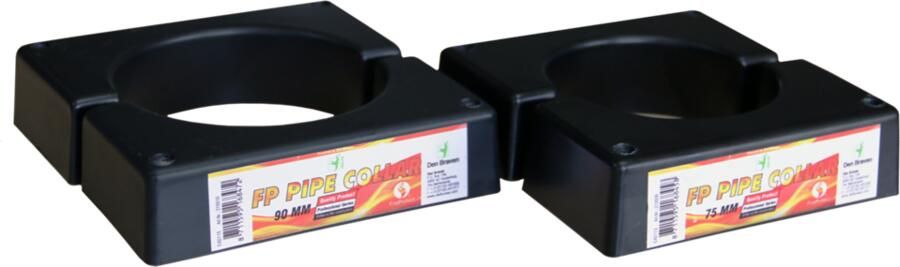Den Braven Zwaluw FP Pipe Collar | Ø 250 mm | Zwart (2 stuks) 210515