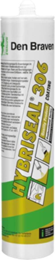 Den Braven Zwaluw Hybriseal 306 Coating | 600 ml | Wit | 12 stuks 12012351
