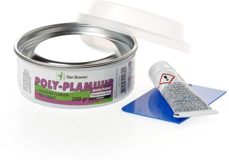 DEN BRAVEN Zwaluw Poly-Plamuur 2-componenten 800 gr. Gebroken wit | Mtools