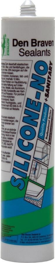 Den Braven Zwaluw siliconenkit-No 310Ml Cremewit Ral 9001 10875201