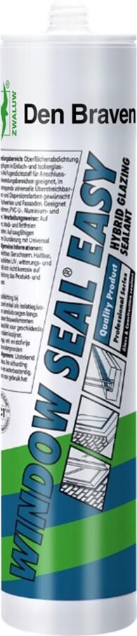Den Braven Zwaluw Window Seal Easy | 600 ml | Antraciet | 12 stuks 30623003