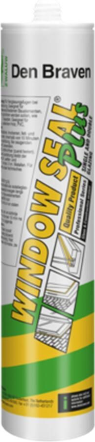 Den Braven Zwaluw Window Seal Plus | 310 ml | RAL 9001 (Crèmewit) (12 stuks) 30619788