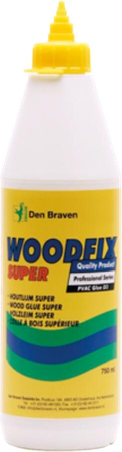 Den Braven Zwaluw Woodfix D3 Waterbestendige houtlijm | 250 ml | Transparant | 1 stuk 10748700