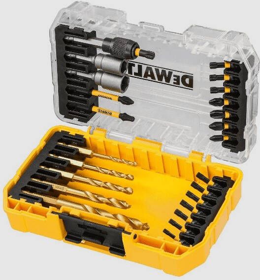 DeWalt Accessoires 25-delige FLEXTORQ boor- en Schroefbitset | In TOUGH CASE DT70735T-QZ