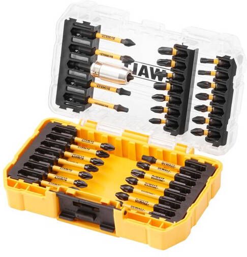 DeWalt Accessoires 34-delige FLEXTORQ Schroefbitset | in TOUGH CASE DT70746T-QZ