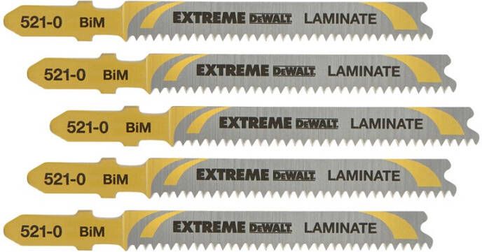 DeWalt Accessoires Decoupeerzaagblad BiM extreme voor snel zagen in hout en laminaat (T101BIF) DT2080-QZ