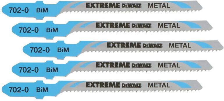 DeWalt Accessoires Decoupeerzaagblad BiM voor metaal en non-ferro 1 5mm-4mm bochten zagen 76x50x1 5mmmm (T118EOF) DT2054-QZ